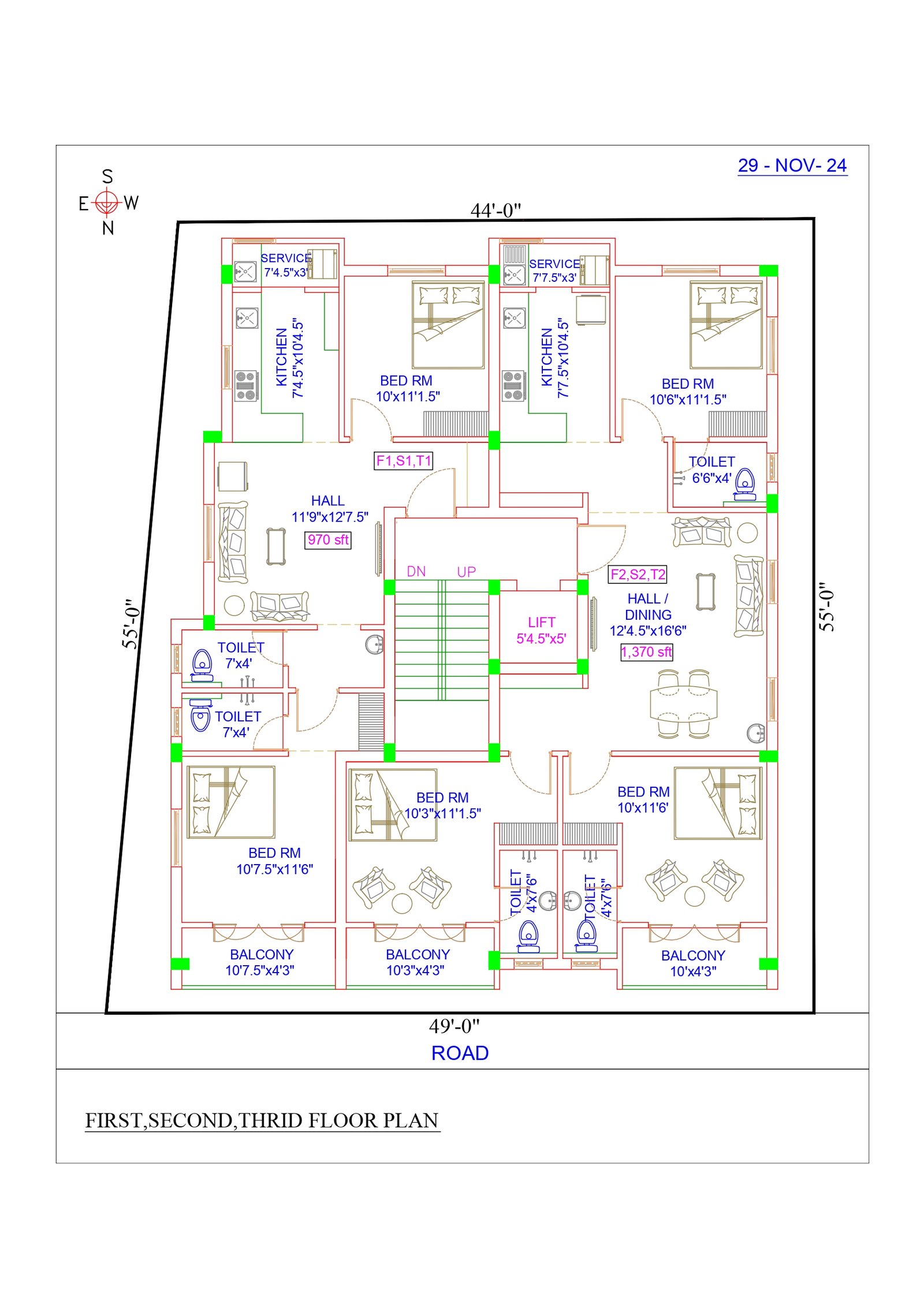 Floor Plan 970.00